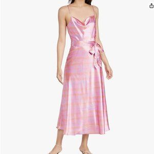 NWT REVOLVE Likely Pink and Purple Midi Dress